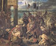 Eugene Delacroix Entry of the Crusaders into Constantinople on 12 April 1204 (mk05) Germany oil painting reproduction